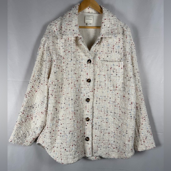 Favorite Daughter The Talullah Cinque Tweed Jacket Blazer Minimalist REVOLVE XL - Picture 3 of 14